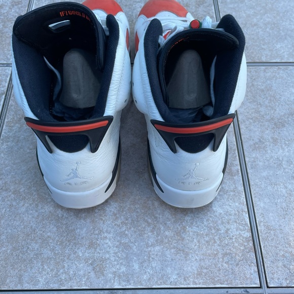 Nike Air Jordan 6 VI Gatorade Like Mike Size 11.5 White Orange 384664-145